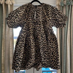 Leopard oversized fit Dress - NWT - Small